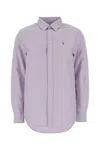 Polo Ralph Lauren Relaxed Fit Oxford Shirt In Purple