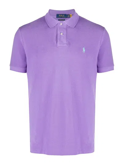 Polo Ralph Lauren Lilac Purple Cotton Piqu Cotton Polo Shirt