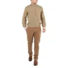 Polo Ralph Lauren Lined Windbreaker Packable Bomber Jacket In Brown