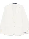Polo Ralph Lauren Off-white Polo Soft Tailored Linen Blazer In Neutrals