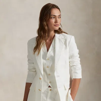 Polo Ralph Lauren Linen Blazer In Nevis