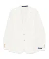 Polo Ralph Lauren Off-white Polo Soft Tailored Linen Blazer In White