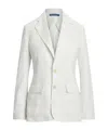 Polo Ralph Lauren Single-breasted Linen Blazer In White
