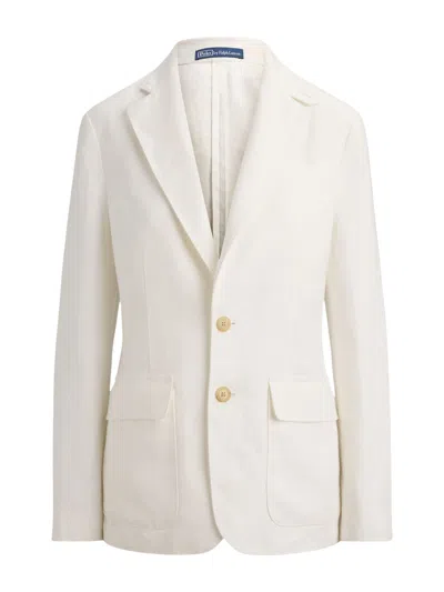 Polo Ralph Lauren Linen Blazer In White