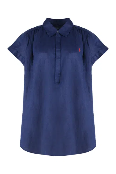 POLO RALPH LAUREN LINEN BLOUSE