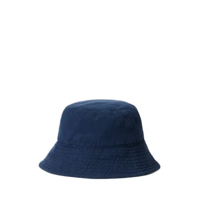 Polo Ralph Lauren Linen Bucket Hat In Blue