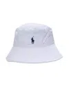 Polo Ralph Lauren Linen Bucket Hat In Deckwash White