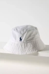 Polo Ralph Lauren Linen Bucket Hat In White