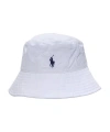 Polo Ralph Lauren Linen Bucket Hat In White