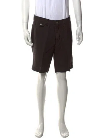 Pre-owned Polo Ralph Lauren Linen Chino Shorts In Black
