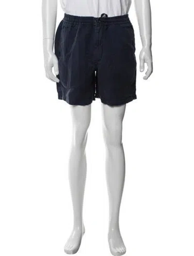 Pre-owned Polo Ralph Lauren Linen Chino Shorts In Blue