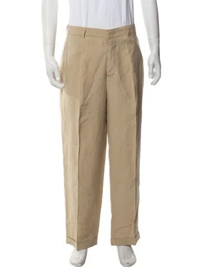 Pre-owned Polo Ralph Lauren Linen Chinos In Neutrals