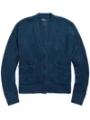 Polo Ralph Lauren Women's Oversized Linen-blend Cardigan In Blue