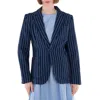Polo Ralph Lauren Linen-cotton Pinstripe Blazer In Blue