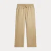 Polo Ralph Lauren Linen Drawstring Pant In Surrey Tan