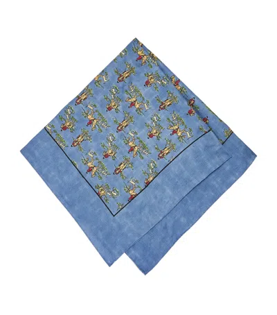 Polo Ralph Lauren Linen Equestrian Print Bandana
