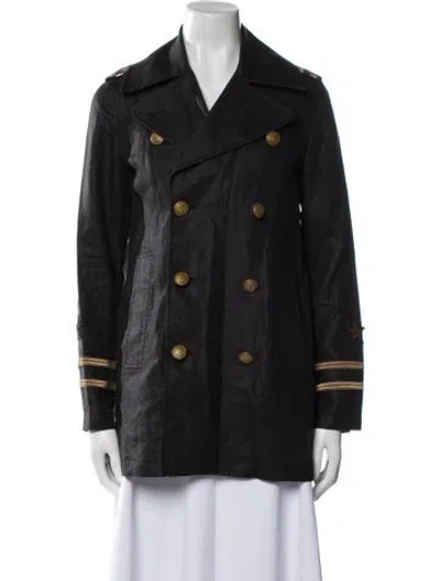 Pre-owned Polo Ralph Lauren Linen Jacket In Black