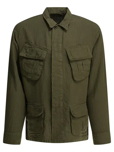 Polo Ralph Lauren Linen Overshirt Jacket Jackets And Coats Green