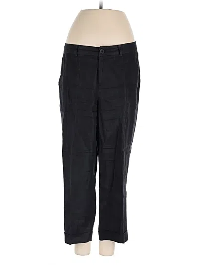 Pre-owned Polo Ralph Lauren Linen Pants In Black