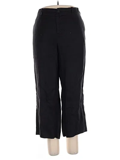 Pre-owned Polo Ralph Lauren Linen Pants In Black