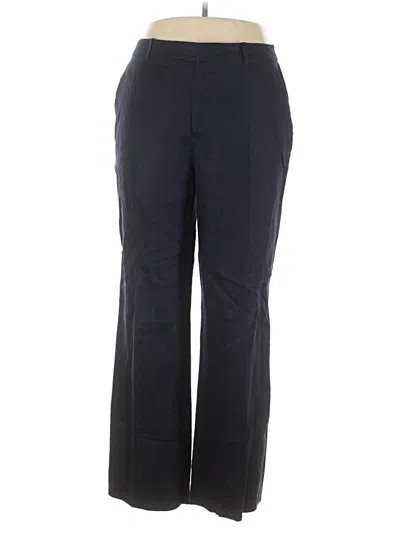 Pre-owned Polo Ralph Lauren Linen Pants In Blue