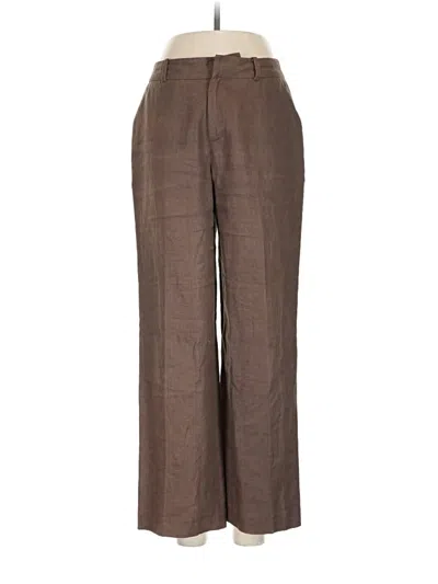Pre-owned Polo Ralph Lauren Linen Pants In Brown