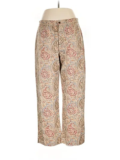 Pre-owned Polo Ralph Lauren Linen Pants In Gold