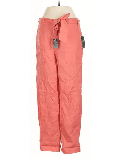 Polo Ralph Lauren Linen Pants In Pink