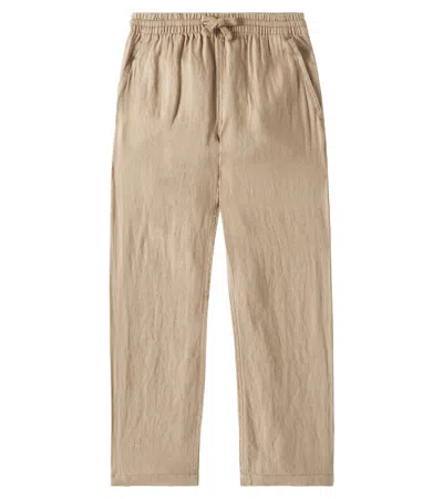 Polo Ralph Lauren Kids' Linen Pants In Surrey Tan