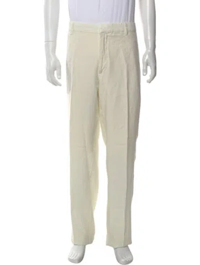 Pre-owned Polo Ralph Lauren Linen Pants W/ Tags In Neutral