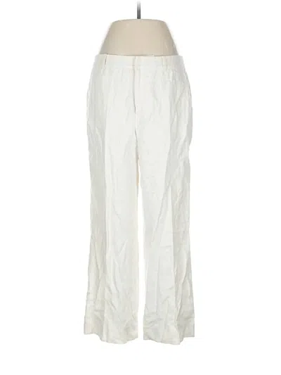 Pre-owned Polo Ralph Lauren Linen Pants In White