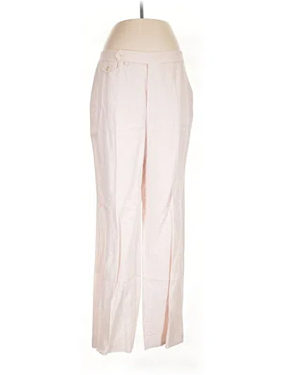 Pre-owned Polo Ralph Lauren Linen Pants In White