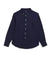 Polo Ralph Lauren Boy's Linen Long-sleeve Button-front Shirt. Size 2-7 In Navy