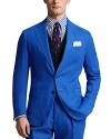 Polo Ralph Lauren Linen Polo Slim Fit Sportcoat In Hrtg Blue