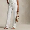 Polo Ralph Lauren Linen Relaxed Straight Pants In Nevis