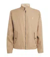 Polo Ralph Lauren Reversible Light Brown Jacket With Signature Polo Pony Motif In Neutral