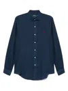 Polo Ralph Lauren Slim Fit Oxford Shirt In Blue