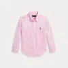 Polo Ralph Lauren Kids' Linen Shirt In Carmel Pink
