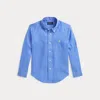 Polo Ralph Lauren Linen Shirt In Harbor Island Blue