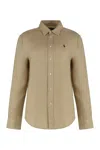 Polo Ralph Lauren Linen Shirt In Neutral