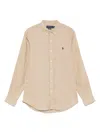Polo Ralph Lauren Long Sleeve-sport Shirt Clothing In Neutral