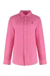 Polo Ralph Lauren Linen Shirt In Pink