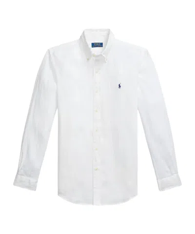 Polo Ralph Lauren Classic Pony Logo Oxford Shirt In White