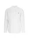 Polo Ralph Lauren Classic Fit Linen Shirt In White