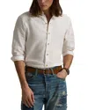 Polo Ralph Lauren Linen Shirt In White
