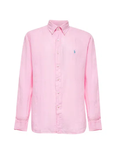 Polo Ralph Lauren Oxford Sport Shirt In Pink