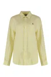 Polo Ralph Lauren Linen Shirt In Yellow