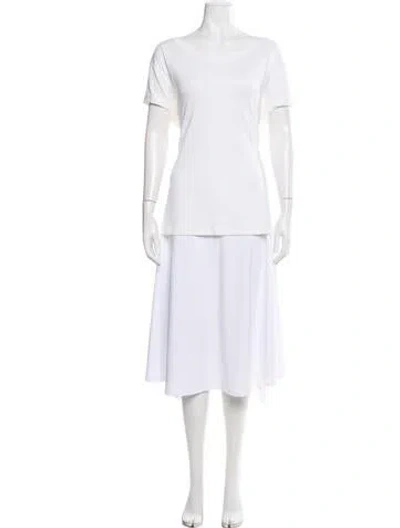 Pre-owned Polo Ralph Lauren Linen Short Sleeve Polo W/ Tags In White