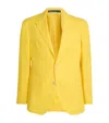 Polo Ralph Lauren Men's Linen Single-breasted Two-button Sport Coat In Yellow