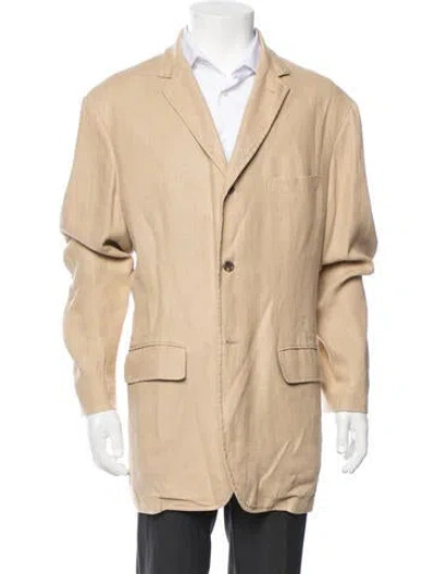 Pre-owned Polo Ralph Lauren Linen Sport Coat In Neutrals